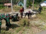 Karya Bakti Satgas Yonif 310/KK di Gereja Santo Petrus, Kampung Yuanda, Papua Karya Bakti, Satgas Yonif 310/KK, Gereja Santo Petrus, Kampung Yuanda, Papua